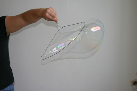 Obr. 7: Bublina z ramínka