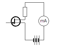 Zdenk Drozd: Elektronick elektroskop - Obr. 1) Jednodu verze elektroskopu (vlevo) Obr. 2) Sloitj verze (vpravo)